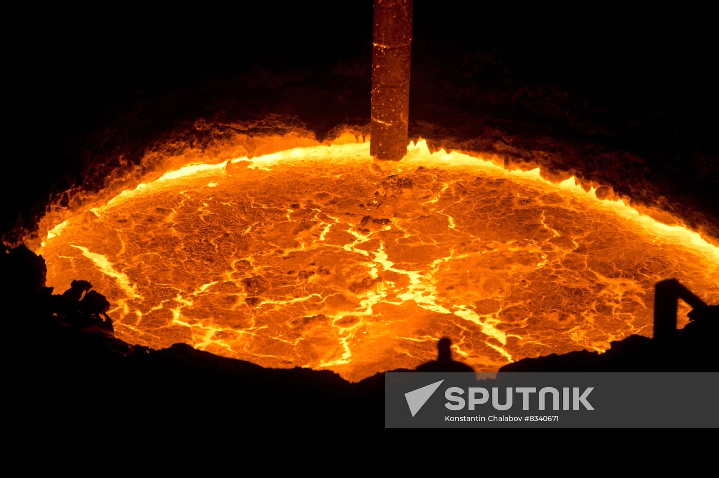 Ferroalloy workshop at Novolipetsk Steel