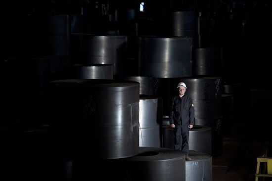 Worker at Novolipetsk Steel