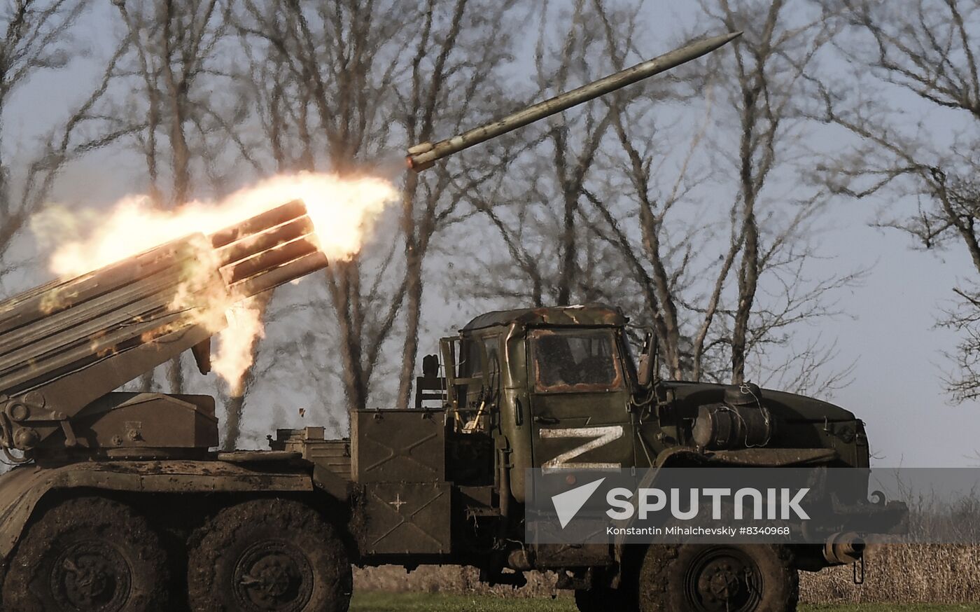 Russia Ukraine Military Operation Rocket Launchers