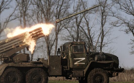 Russia Ukraine Military Operation Rocket Launchers