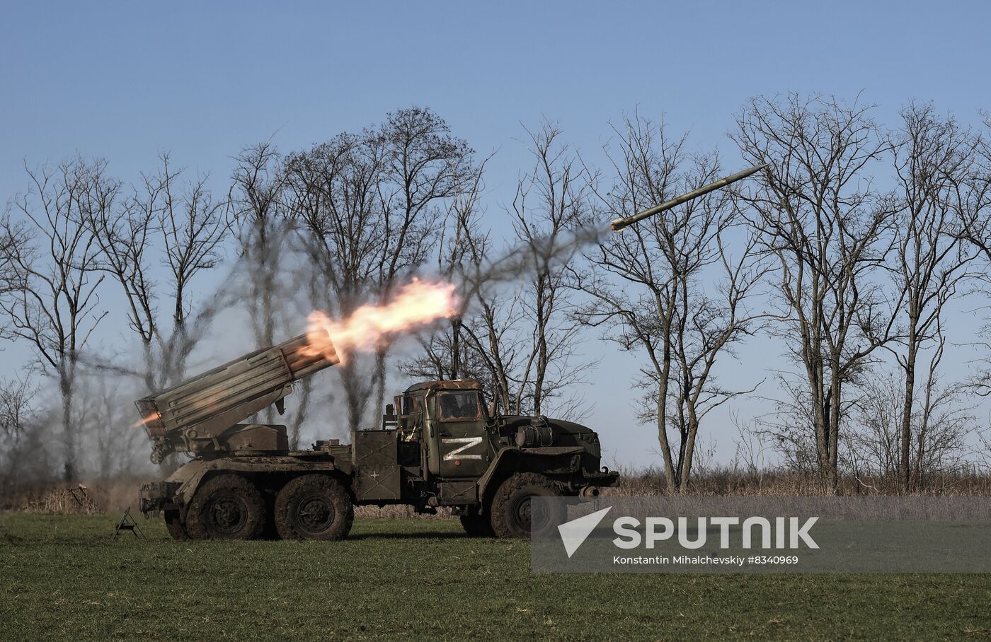Russia Ukraine Military Operation Rocket Launchers