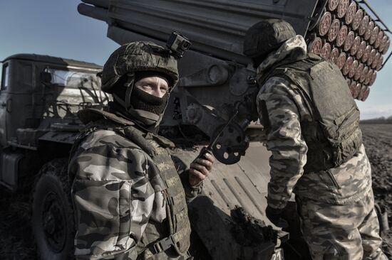 Russia Ukraine Military Operation Rocket Launchers