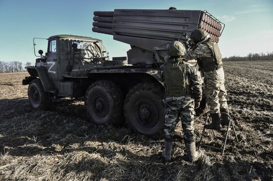 Russia Ukraine Military Operation Rocket Launchers