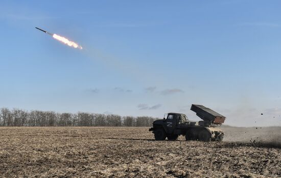 Russia Ukraine Military Operation Rocket Launchers