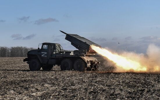 Russia Ukraine Military Operation Rocket Launchers