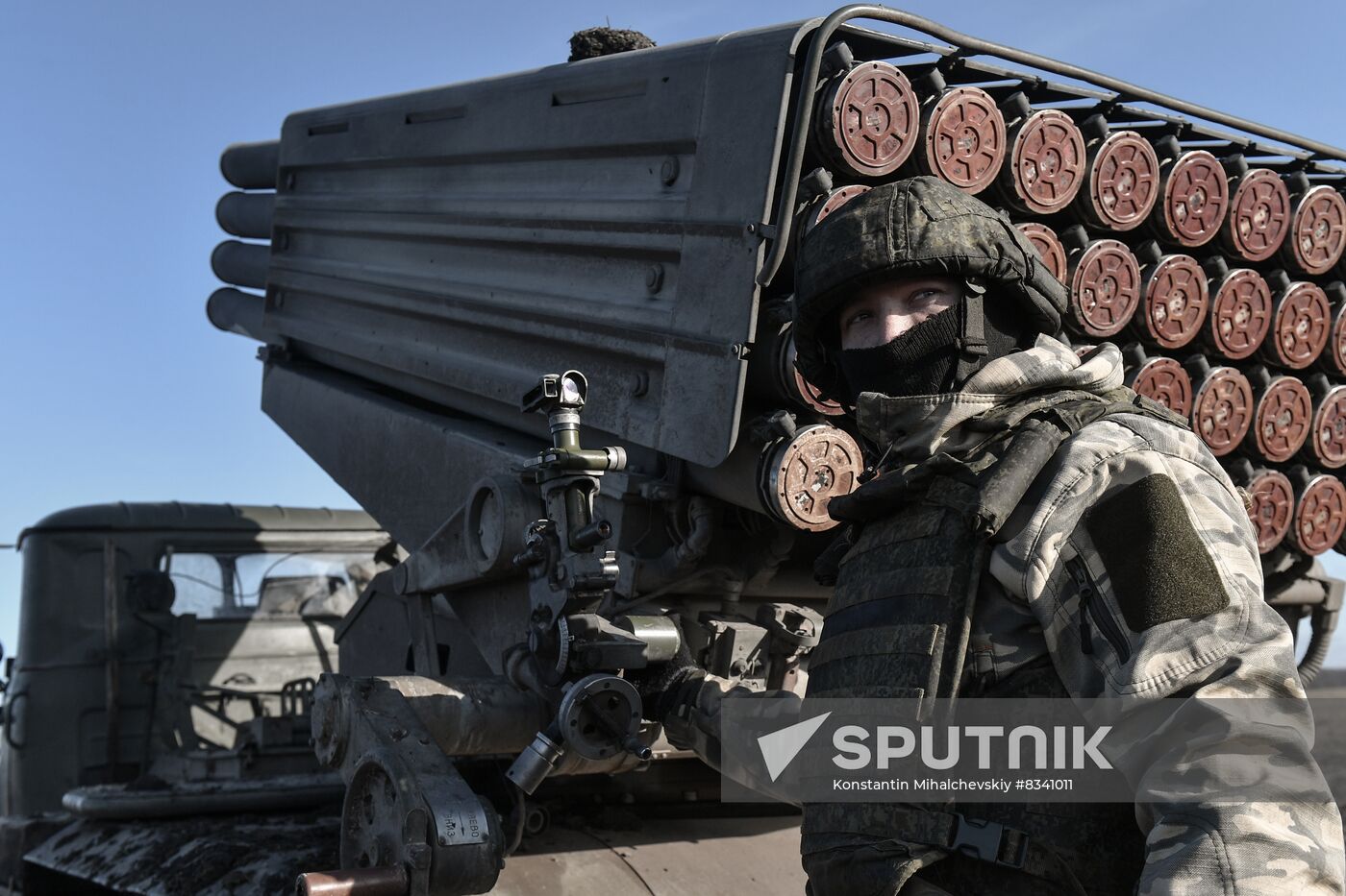 Russia Ukraine Military Operation Rocket Launchers