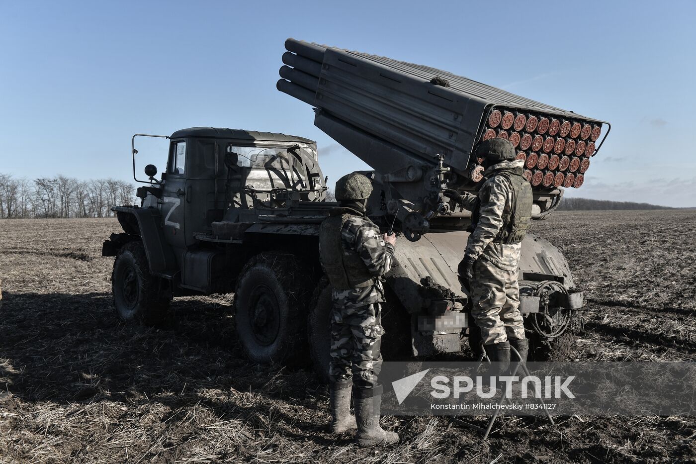 Russia Ukraine Military Operation Rocket Launchers