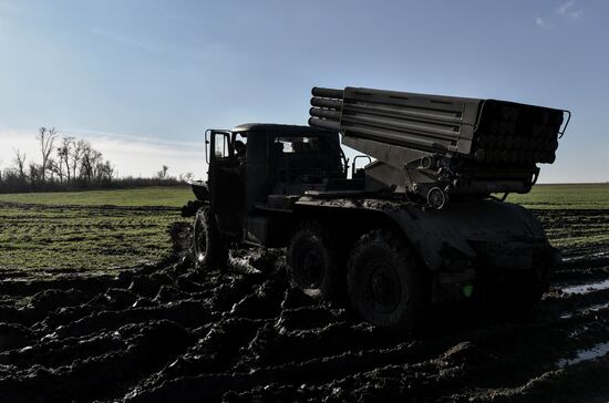 Russia Ukraine Military Operation Rocket Launchers