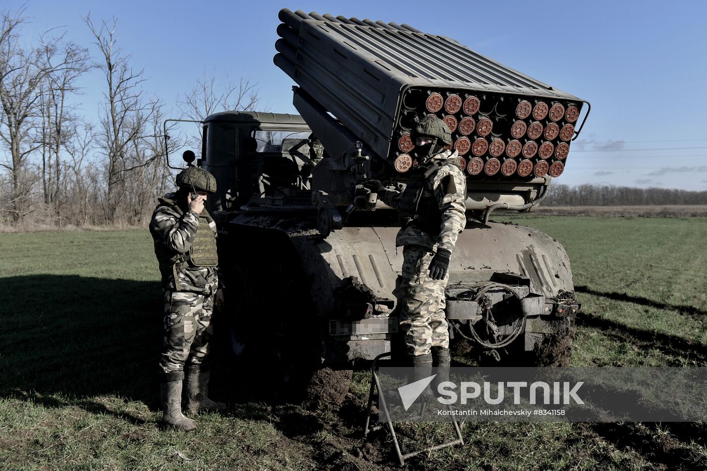 Russia Ukraine Military Operation Rocket Launchers