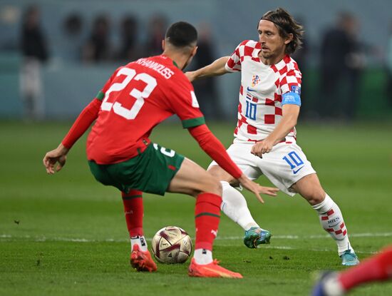 Qatar Soccer World Cup Croatia - Morocco