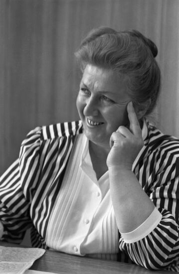 Director of Bobruisk large-panel housing construction plant, Maria Vinokurova