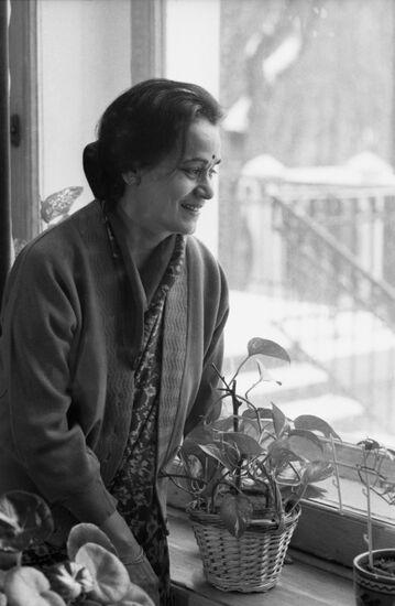 Wife of India's Ambassador to USSR Gonsalves
