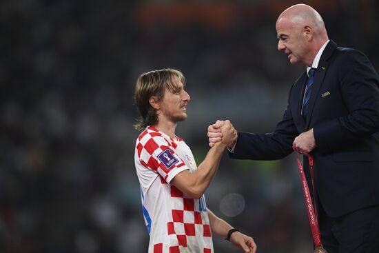 Qatar Soccer World Cup Croatia - Morocco