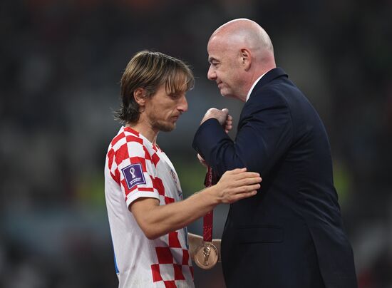 Qatar Soccer World Cup Croatia - Morocco