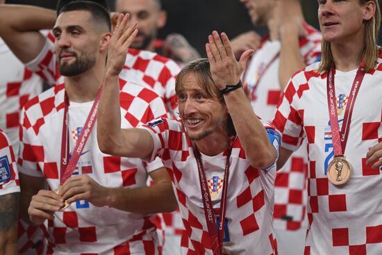 Qatar Soccer World Cup Croatia - Morocco