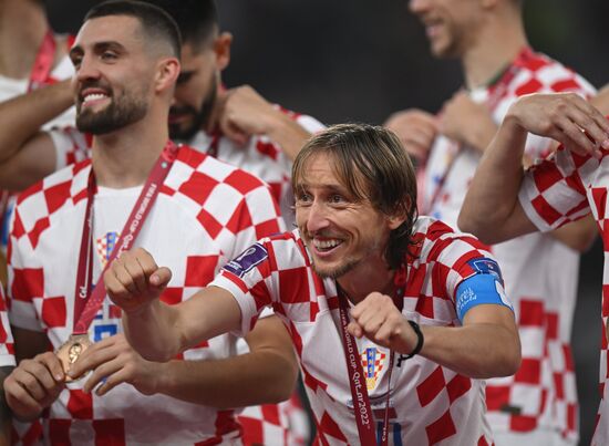 Qatar Soccer World Cup Croatia - Morocco