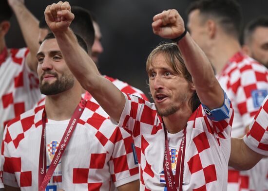 Qatar Soccer World Cup Croatia - Morocco