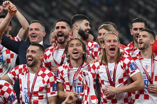 Qatar Soccer World Cup Croatia - Morocco