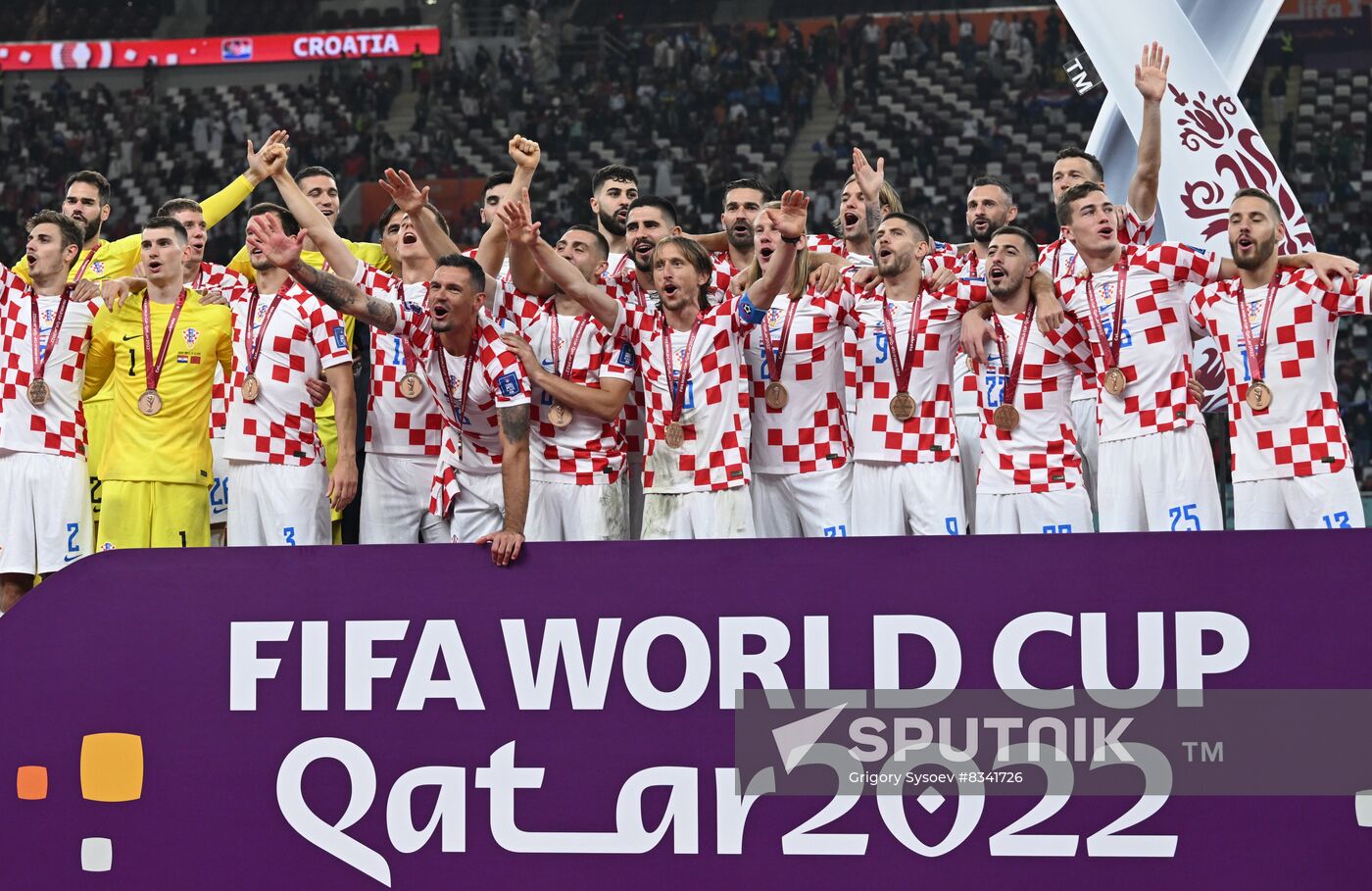 Qatar Soccer World Cup Croatia - Morocco