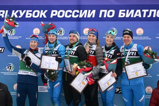 Russia Biathlon Cup Single Mixed Relay