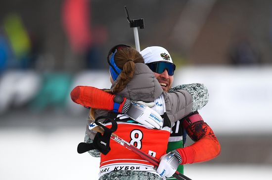 Russia Biathlon Cup Single Mixed Relay
