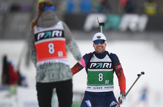 Russia Biathlon Cup Single Mixed Relay