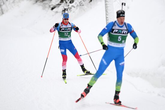 Russia Biathlon Cup Single Mixed Relay