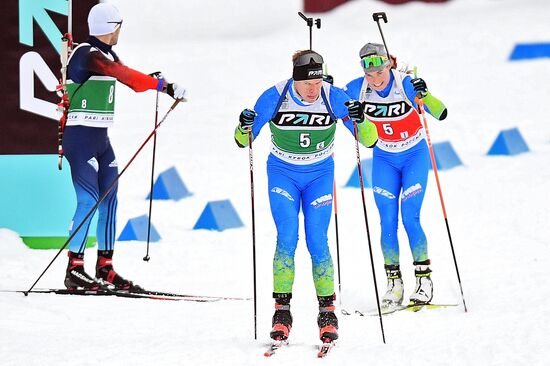 Russia Biathlon Cup Single Mixed Relay