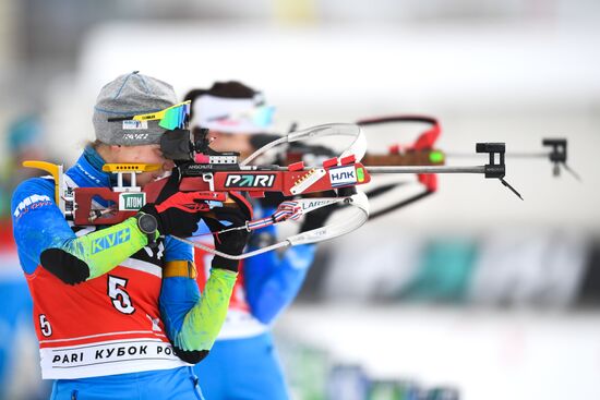 Russia Biathlon Cup Single Mixed Relay