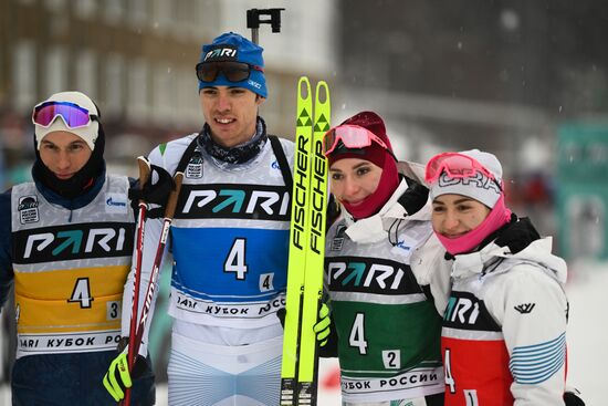 Russia Biathlon Cup Mixed Relay