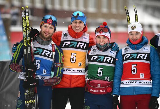Russia Biathlon Cup Mixed Relay