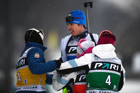 Russia Biathlon Cup Mixed Relay