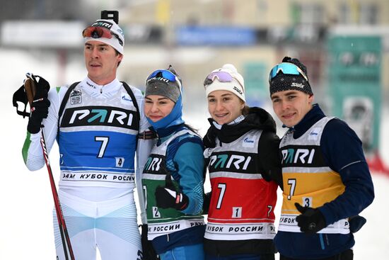 Russia Biathlon Cup Mixed Relay