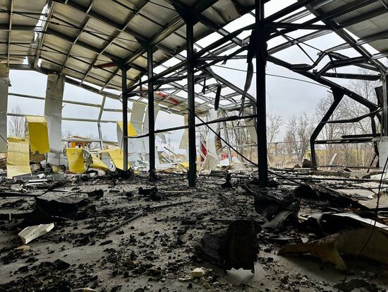 Russia Ukraine Military Operation Shelling