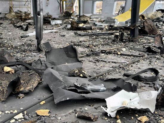 Russia Ukraine Military Operation Shelling