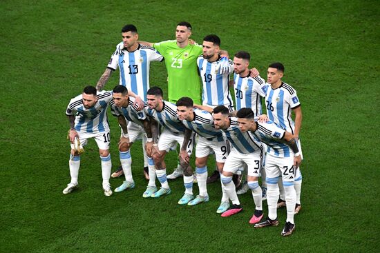 Qatar Soccer World Cup Argentina - France