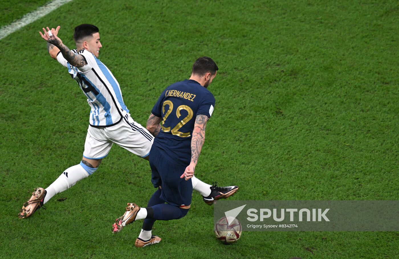 Qatar Soccer World Cup Argentina - France