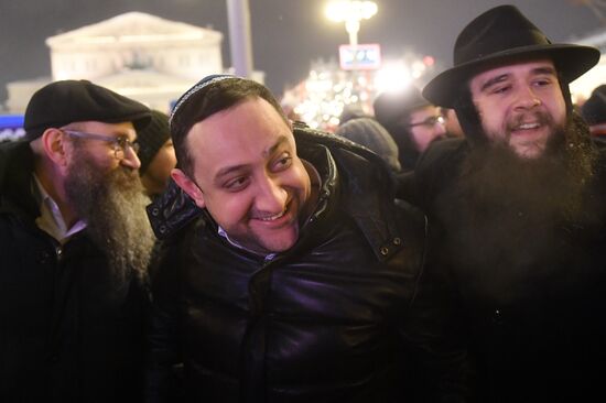 Russia Religion Hanukkah Feast
