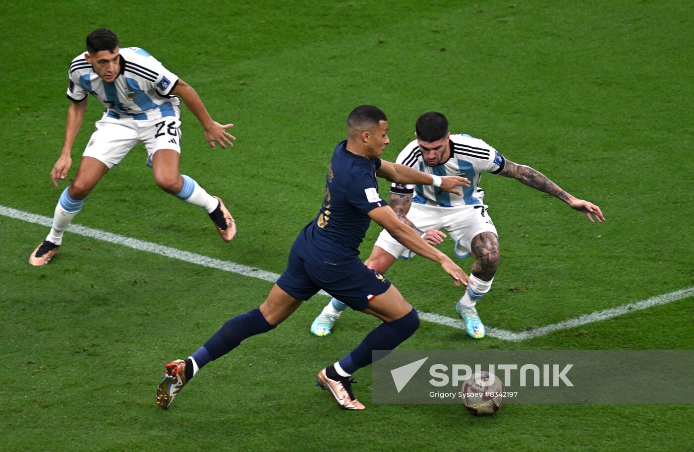 Qatar Soccer World Cup Argentina - France