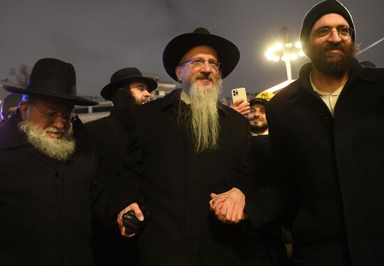 Russia Religion Hanukkah Feast