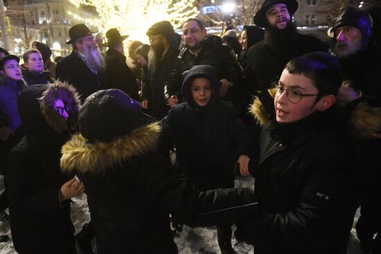 Russia Religion Hanukkah Feast