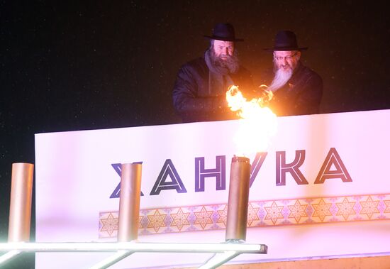 Russia Religion Hanukkah Feast
