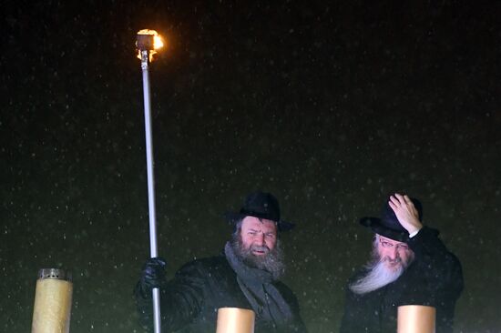Russia Religion Hanukkah Feast