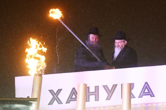 Russia Religion Hanukkah Feast
