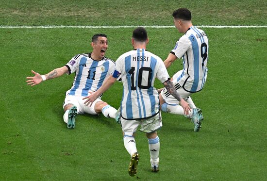 Qatar Soccer World Cup Argentina - France