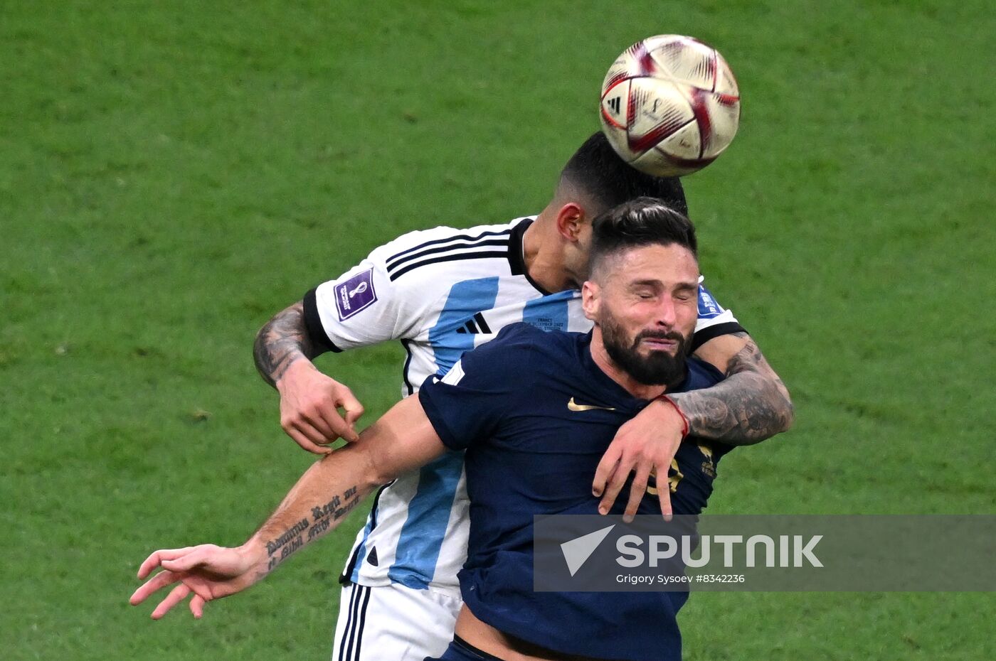 Qatar Soccer World Cup Argentina - France