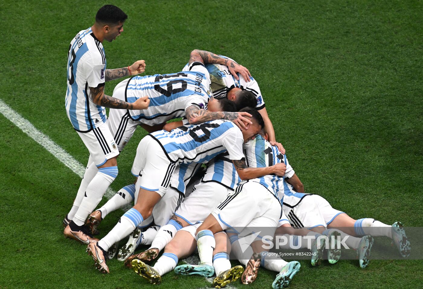Qatar Soccer World Cup Argentina - France