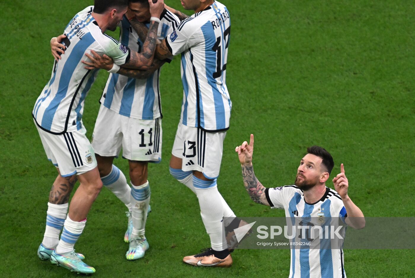 Qatar Soccer World Cup Argentina - France