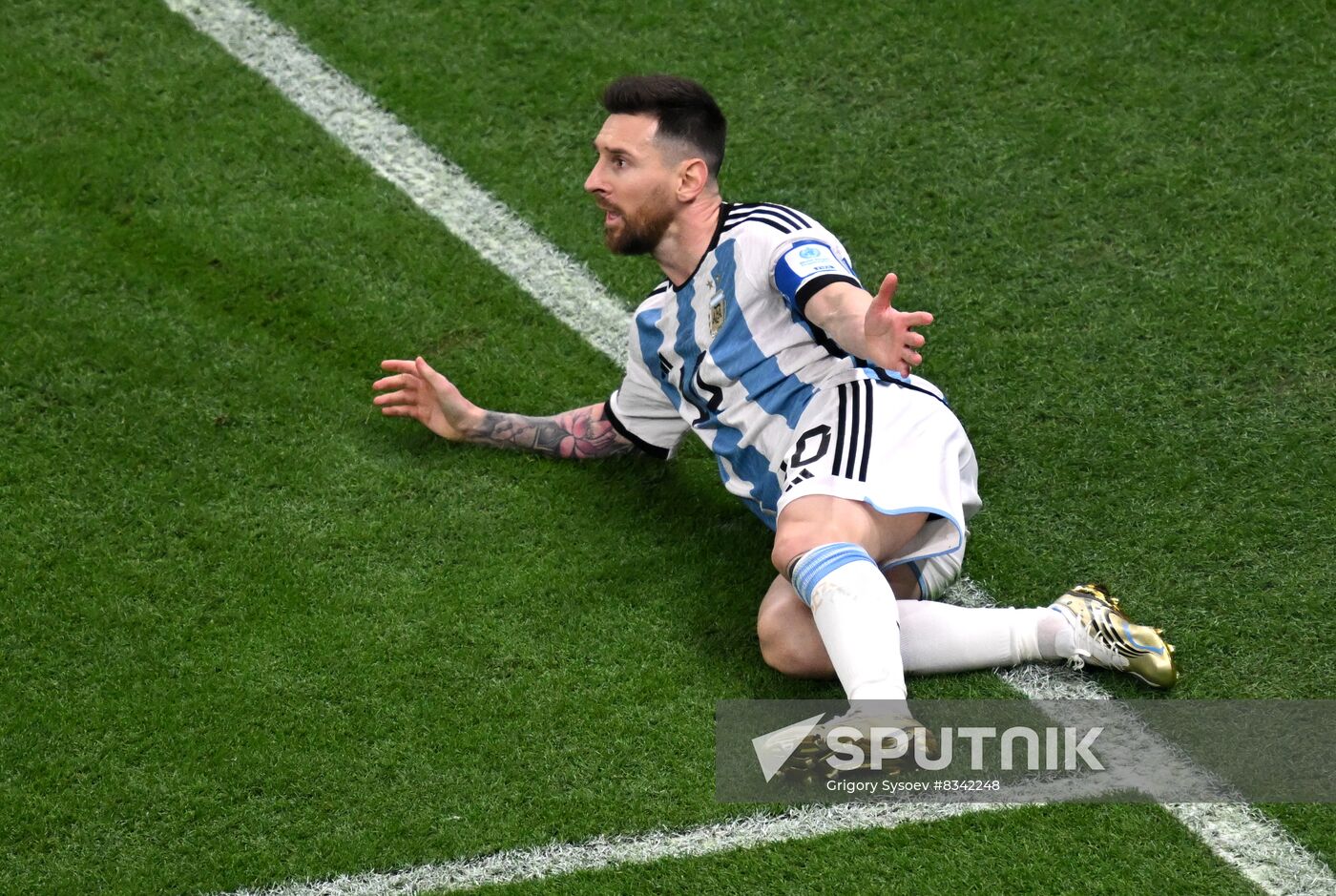 Qatar Soccer World Cup Argentina - France