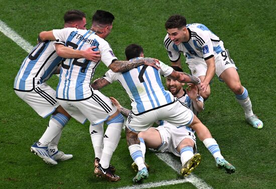 Qatar Soccer World Cup Argentina - France